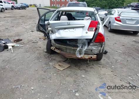 2004 Honda Civic Vp z USA, uszkodzony, nr VIN 1HGES16354L022718